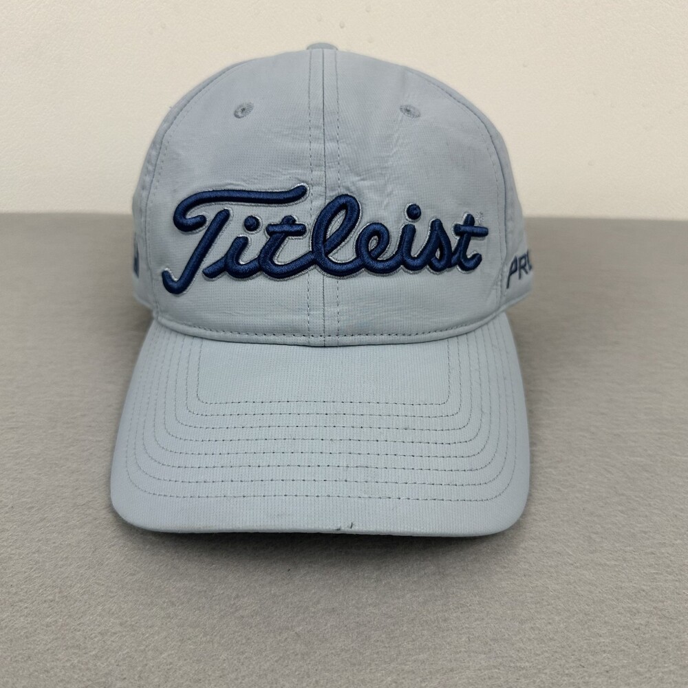 Titleist Hat Cap Men Strapback Gray Golf Pro V1 FootJoy FJ Adjustable Golfer